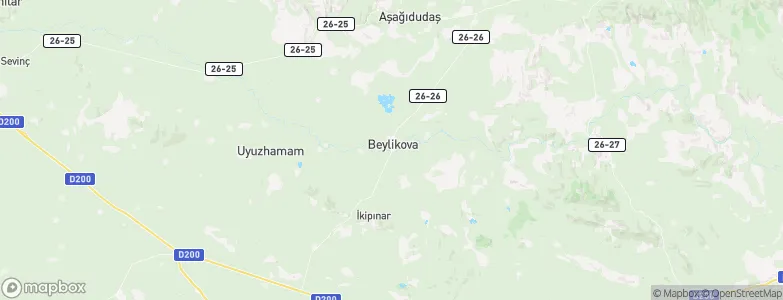 Beylikova, Turkey Map