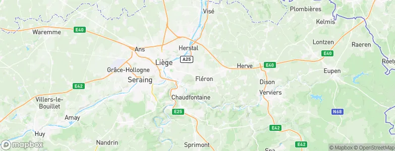 Beyne-Heusay, Belgium Map