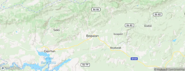 Beypazarı, Turkey Map