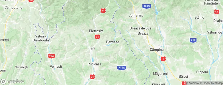 Bezdead, Romania Map