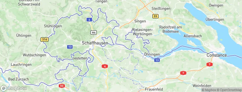 Bezirk Diessenhofen, Switzerland Map