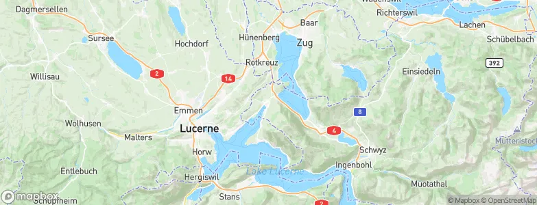 Bezirk Küssnacht, Switzerland Map