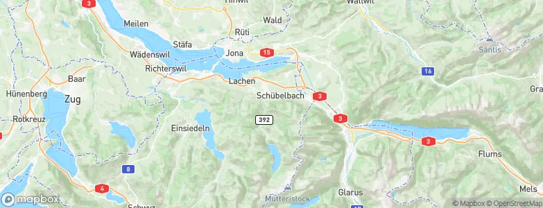 Bezirk March, Switzerland Map