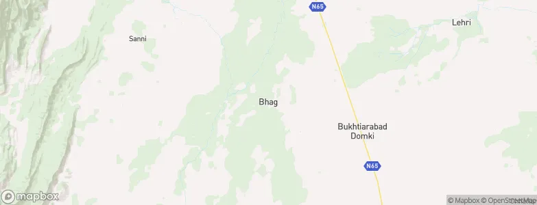 Bhag, Pakistan Map