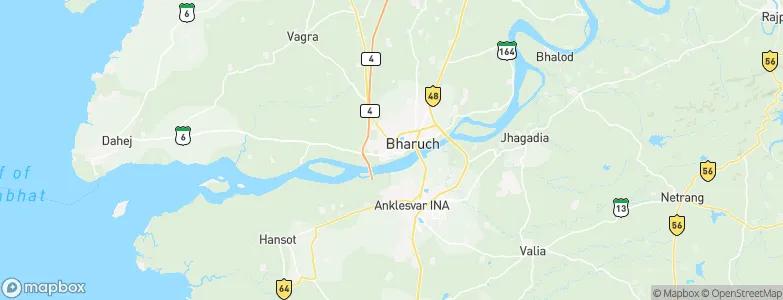 Bharūch, India Map