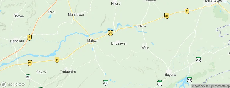 Bhasāwar, India Map