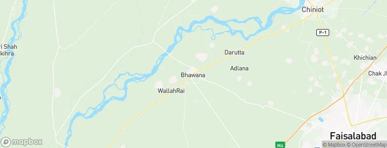 Bhawana, Pakistan Map