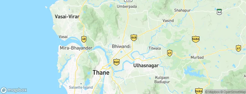 Bhiwandi, India Map