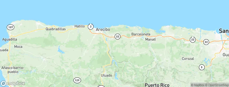 Biáfara, Puerto Rico Map