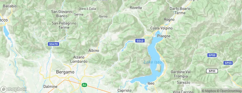 Bianzano, Italy Map