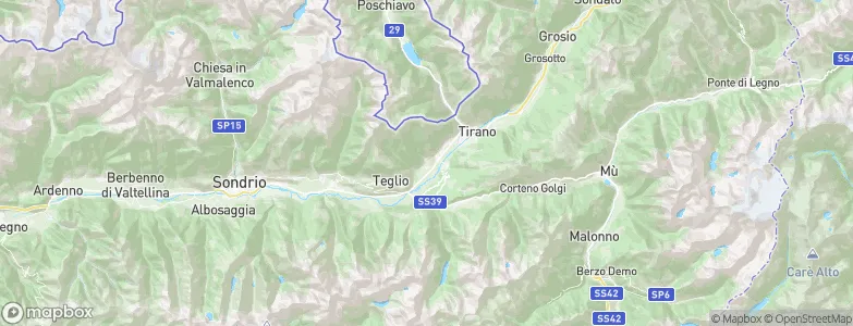 Bianzone, Italy Map