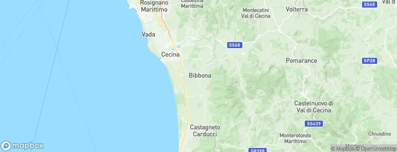 Bibbona, Italy Map