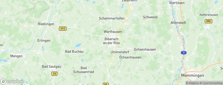 Biberach an der Riss, Germany Map
