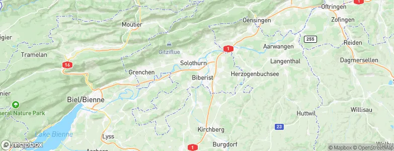 Biberist, Switzerland Map