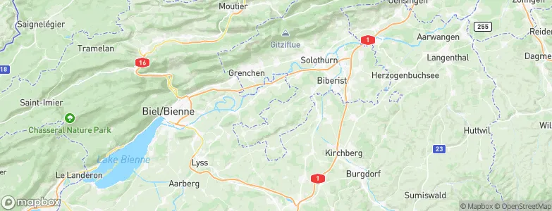 Bibern (SO), Switzerland Map