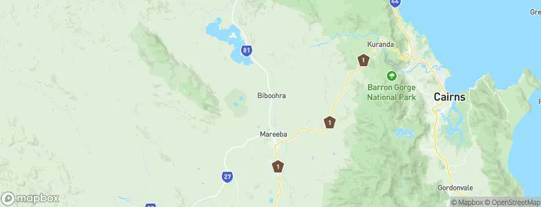 Biboohra, Australia Map