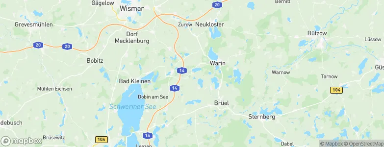 Bibow, Germany Map