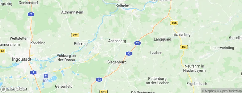 Biburg, Germany Map