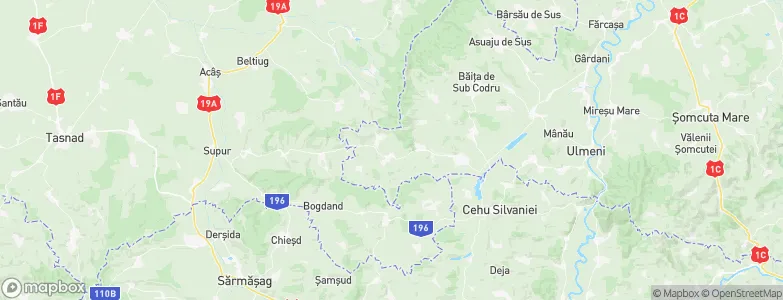 Bicaz, Romania Map