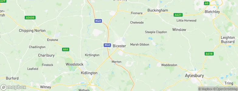 Bicester, United Kingdom Map