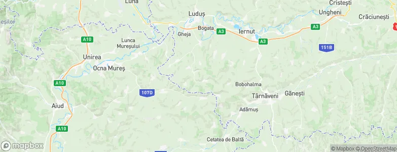 Bichiş, Romania Map