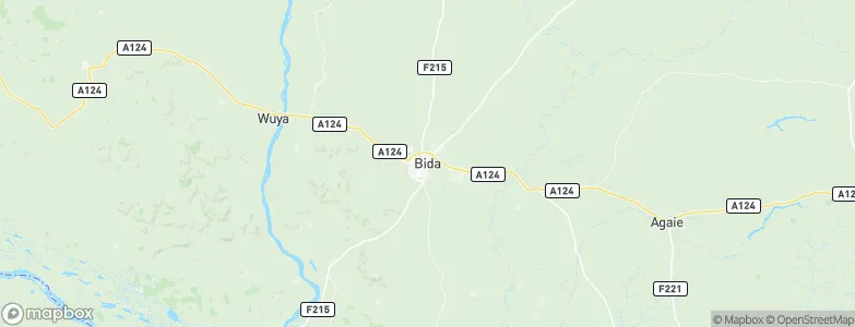 Bida, Nigeria Map