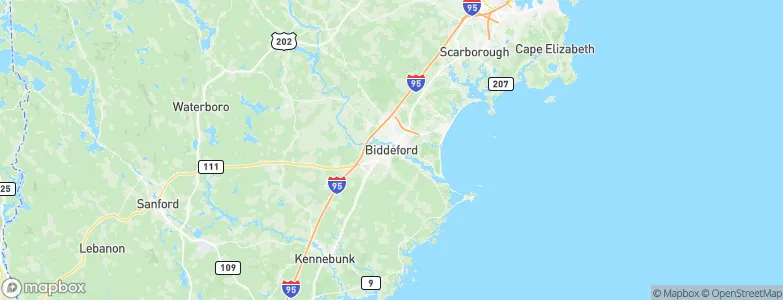 Biddeford, United States Map