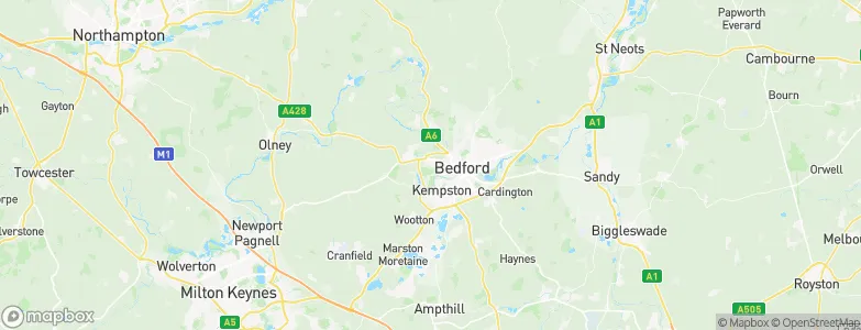 Biddenham, United Kingdom Map