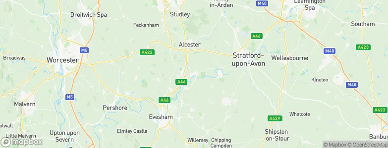 Bidford-on-avon, United Kingdom Map