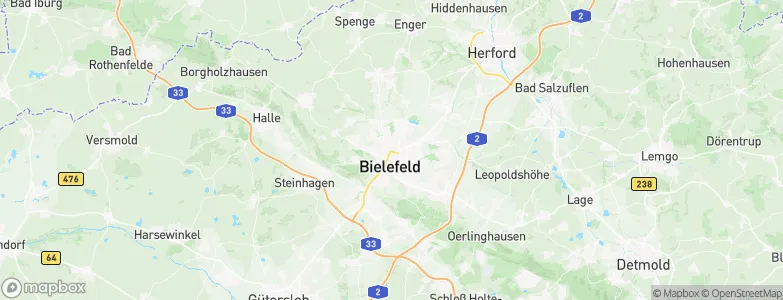 Bielefeld, Germany Map