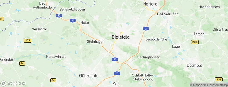 Bielefeld, Germany Map