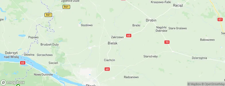 Bielsk, Poland Map