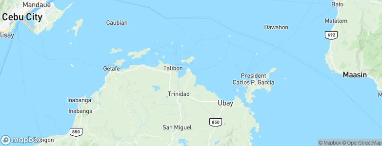 Bien Unido, Philippines Map