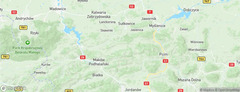 Bieńkówka, Poland Map