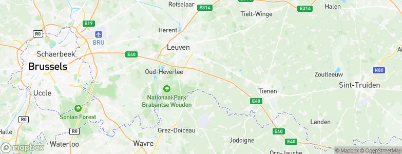 Bierbeek, Belgium Map