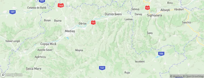 Biertan, Romania Map