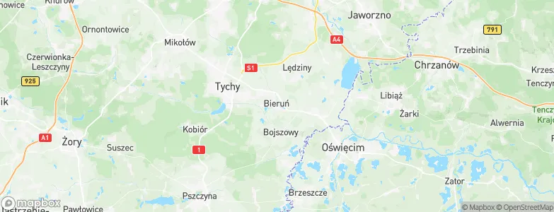 Bieruń, Poland Map