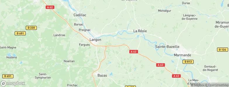 Bieujac, France Map