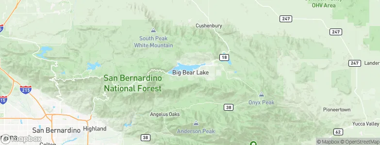 Big Bear Lake, United States Map