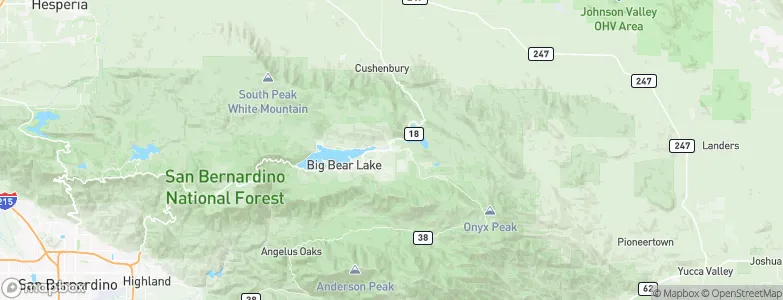 Big Bear, United States Map