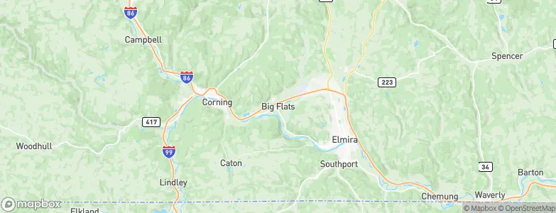 Big Flats, United States Map