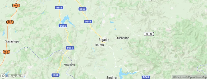 Bigadiç, Turkey Map