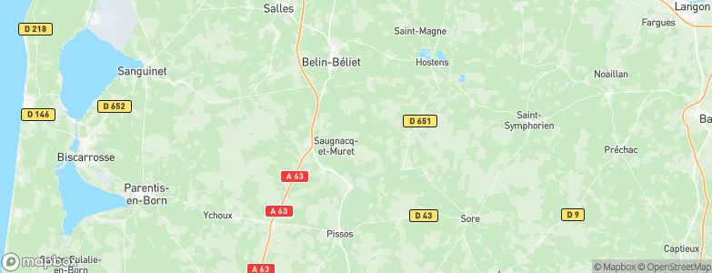 Biganon, France Map