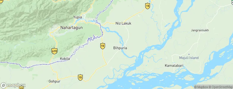 Bihpuriāgaon, India Map