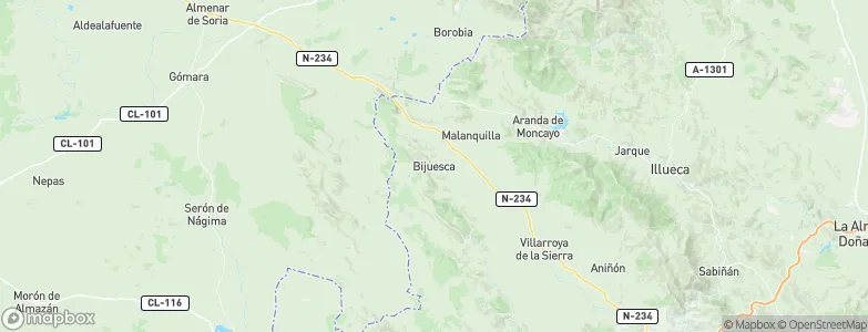 Bijuesca, Spain Map