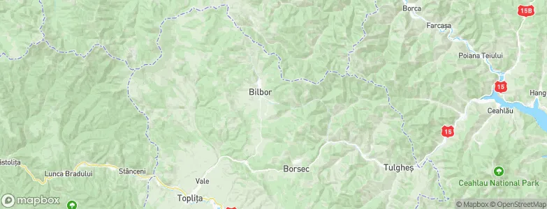 Bilbor, Romania Map