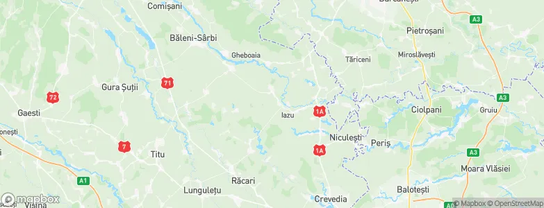 Bilciureşti, Romania Map