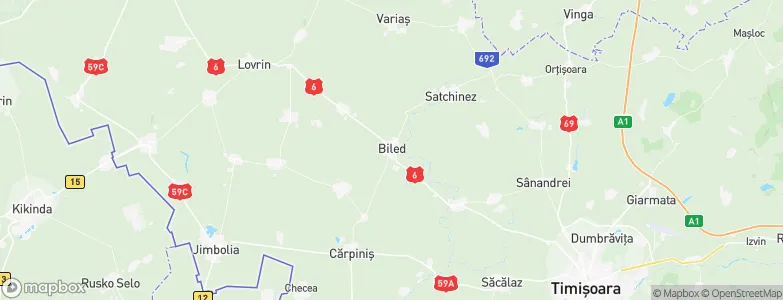 Biled, Romania Map