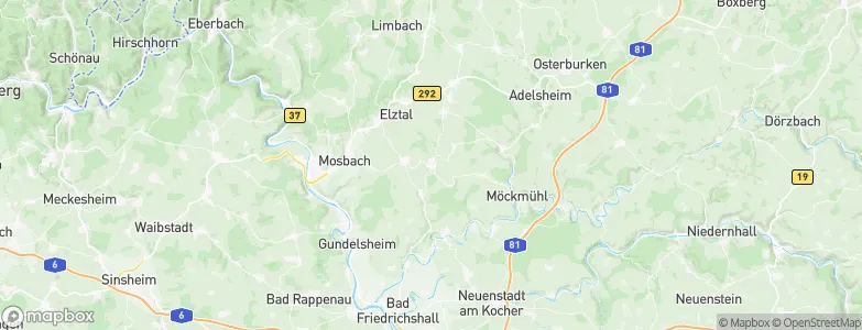 Billigheim, Germany Map