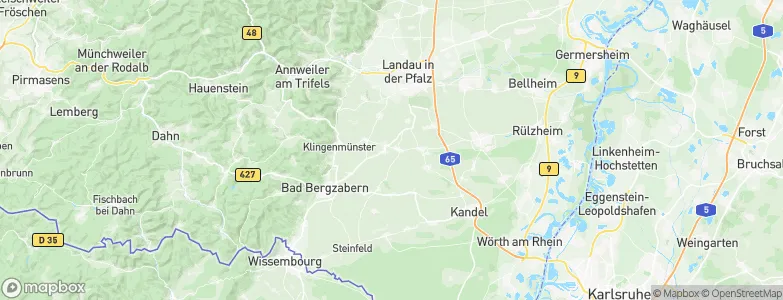 Billigheim-Ingenheim, Germany Map